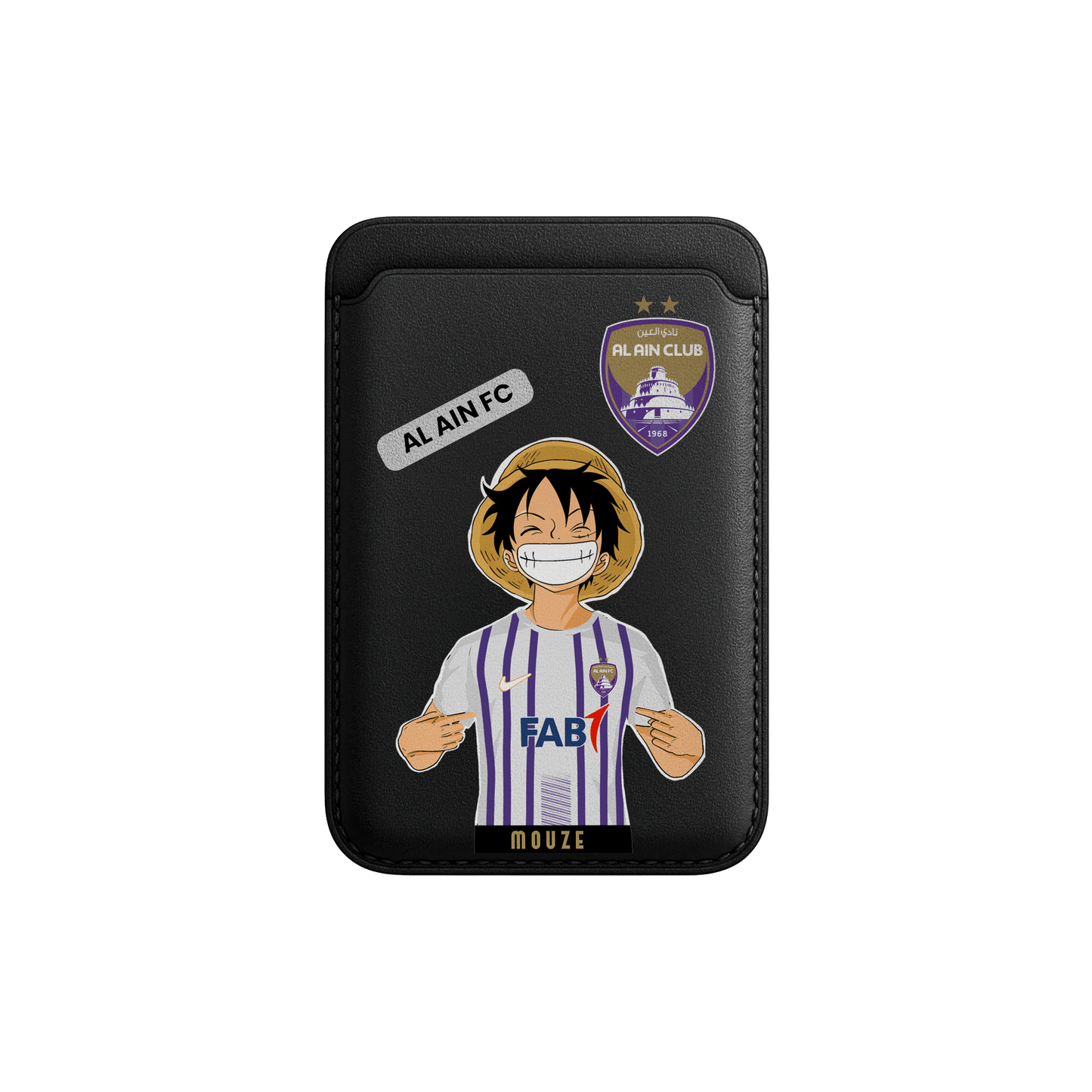 AL AIN FC MAGSAFE WALLET BLACK