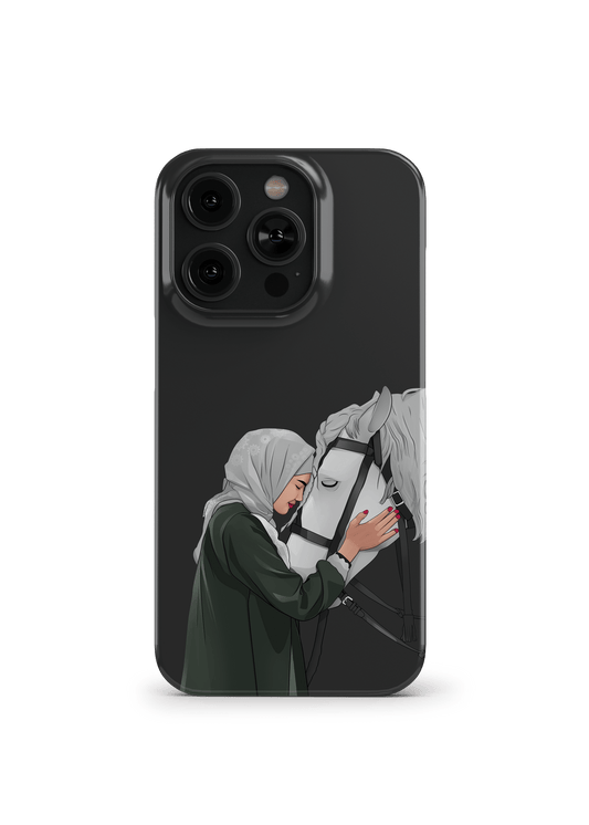 LADY & HORSE BLACK
