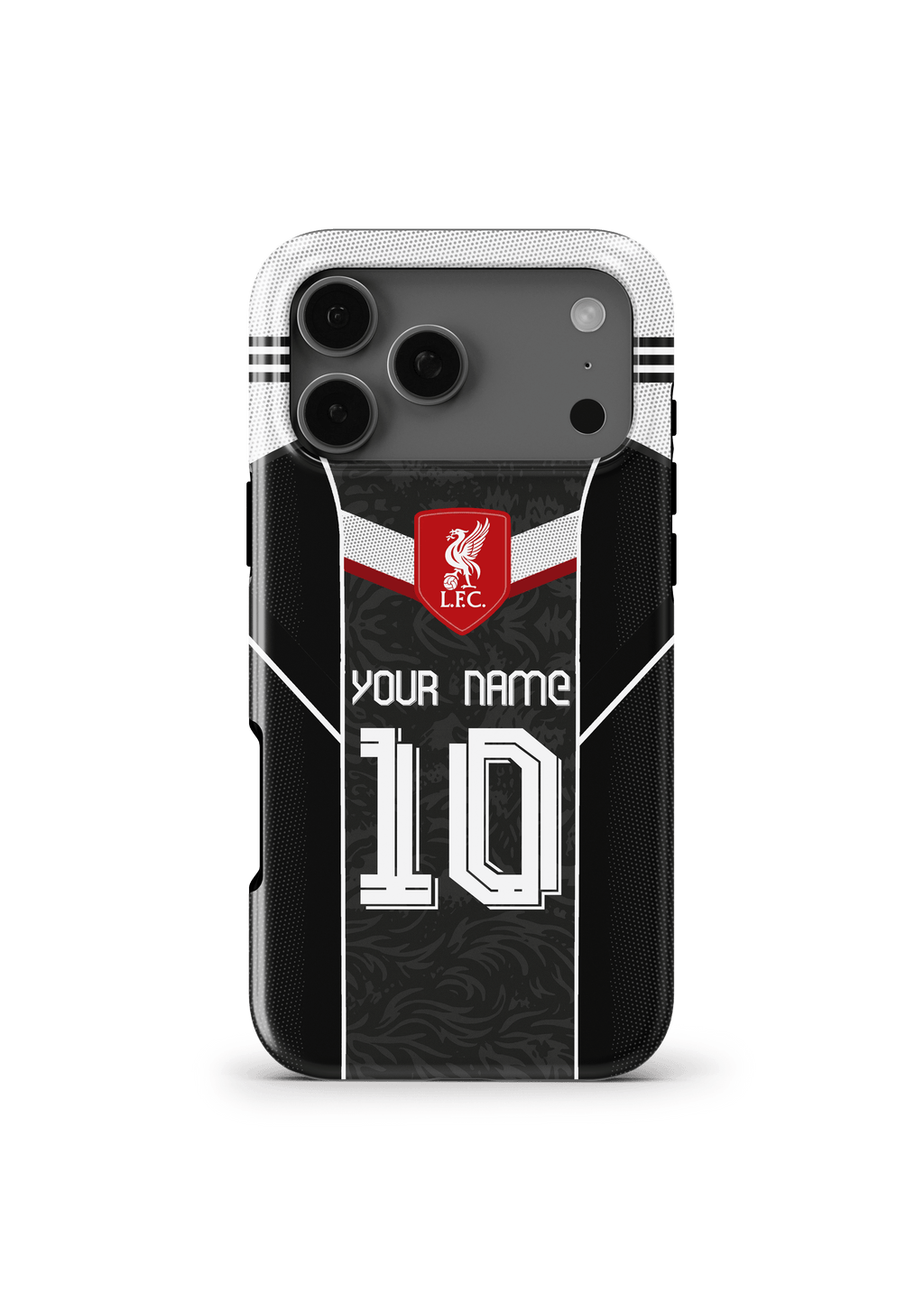 LIVERPOOL BLACK NAME & NUMBER