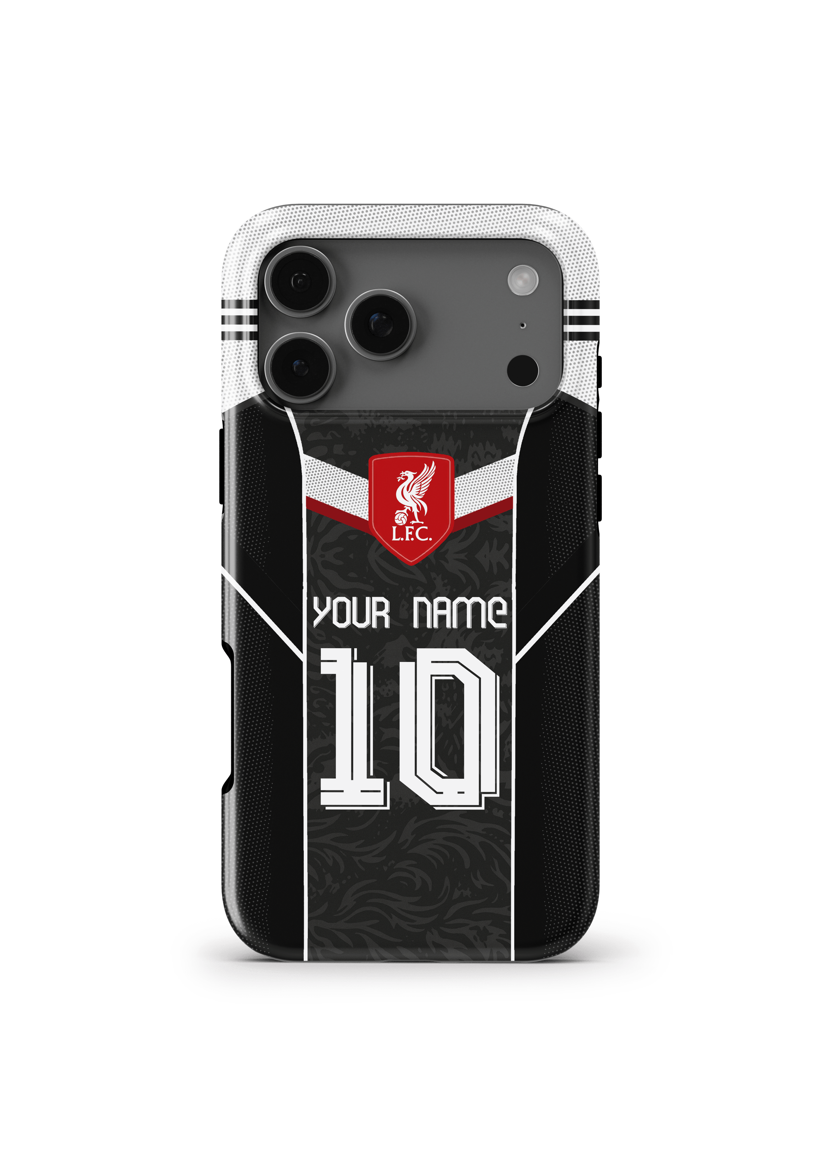 LIVERPOOL BLACK NAME & NUMBER