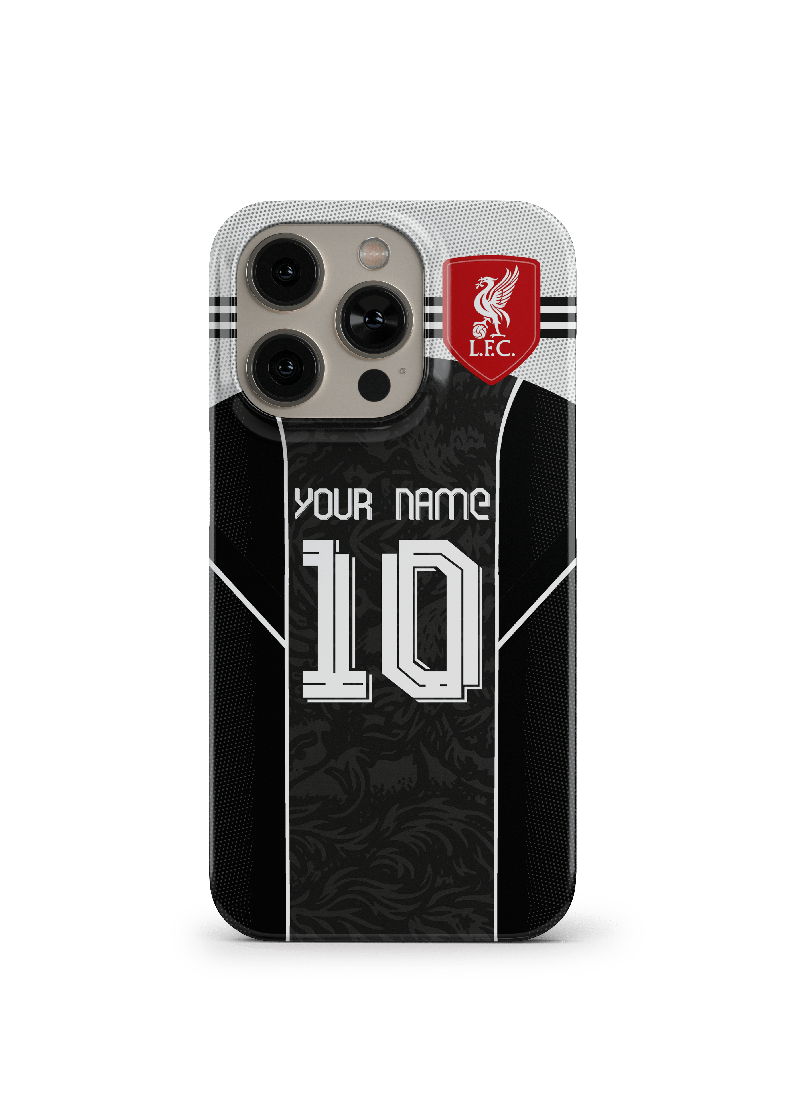 LIVERPOOL BLACK NAME & NUMBER