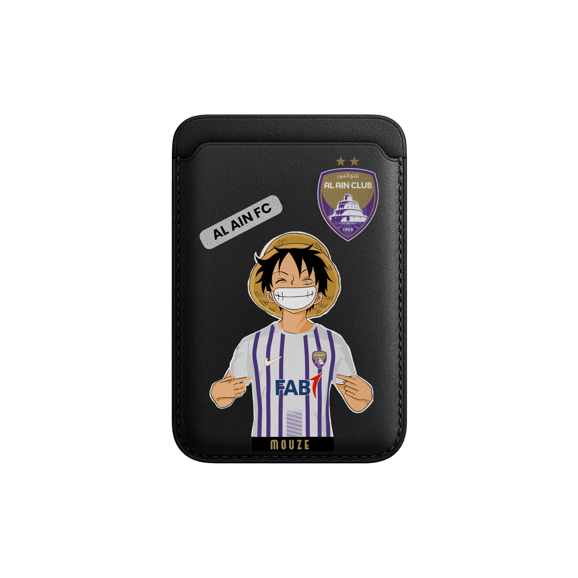 AL AIN FC MAGSAFE WALLET BLACK