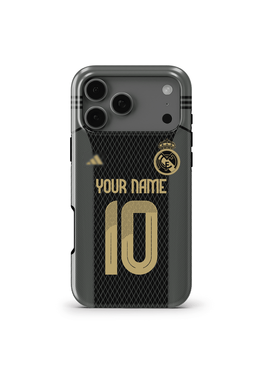 REAL MADRID FC BLACK JERSEY NAME 2026